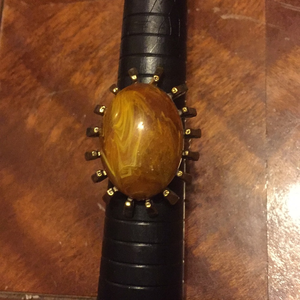 Vintage Large Tiger Eye Ring